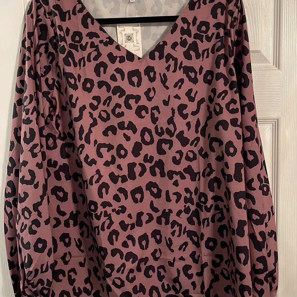Leopard Print Brown and Black New